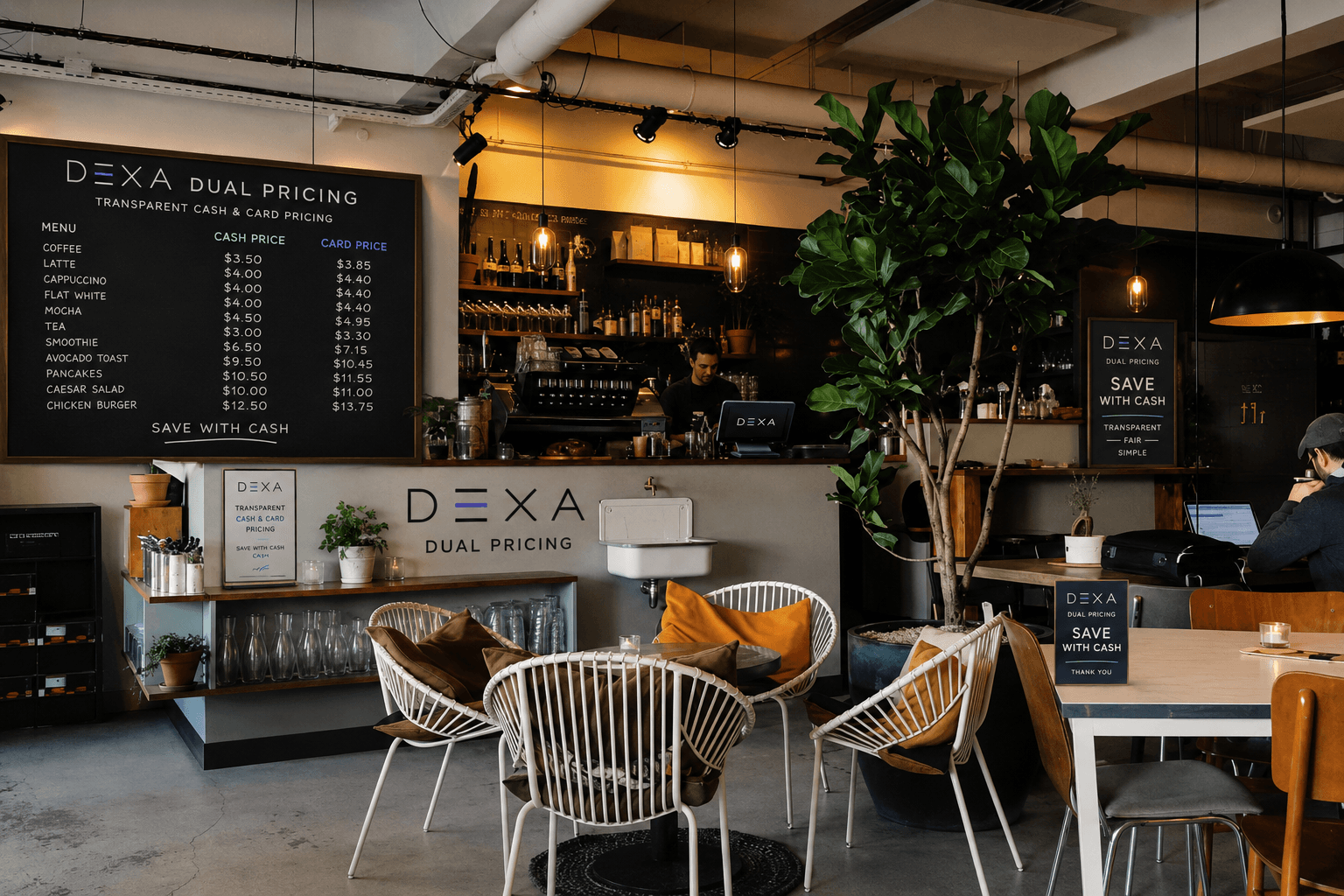DEXA in a café setting