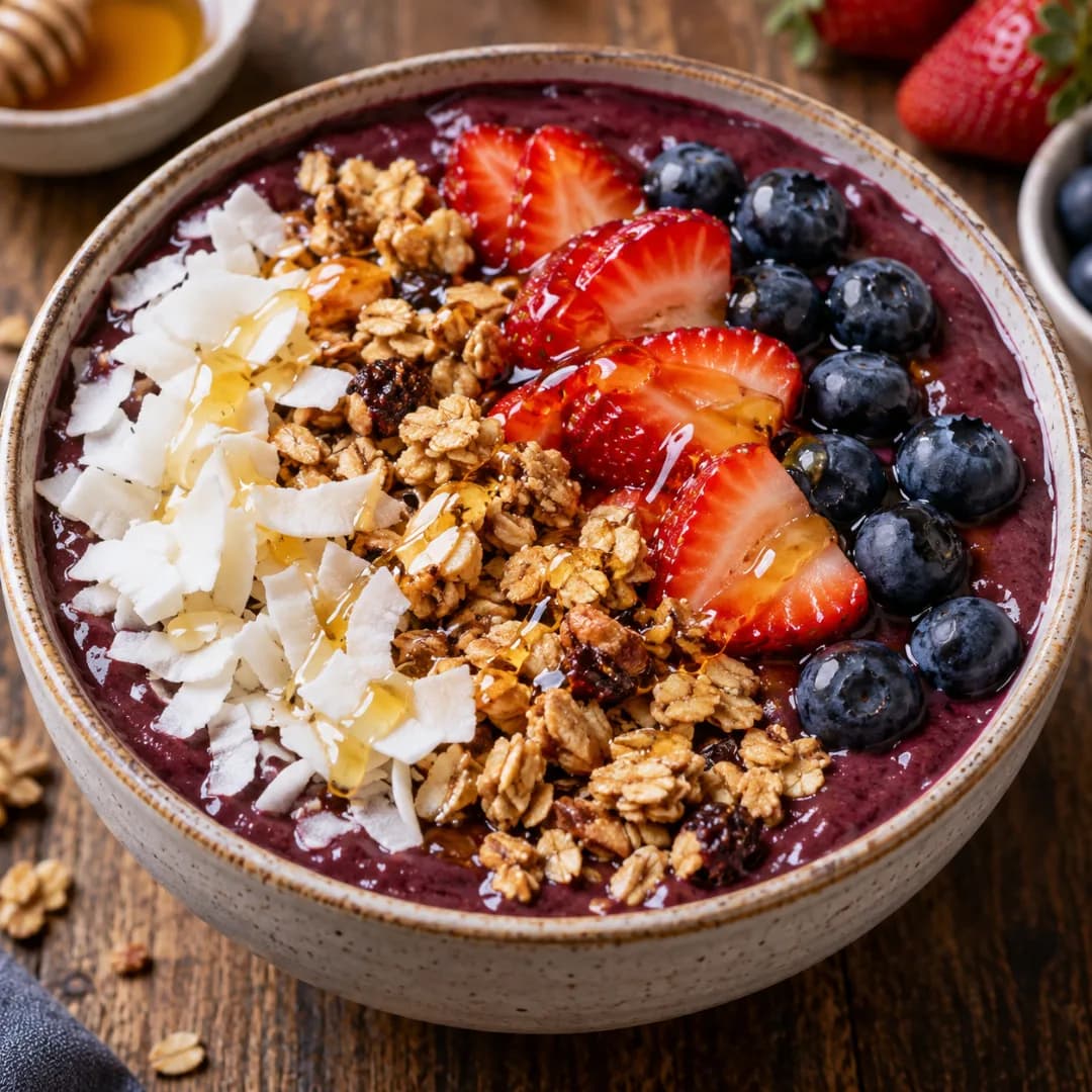 Coconut Shavings Acai Bowl