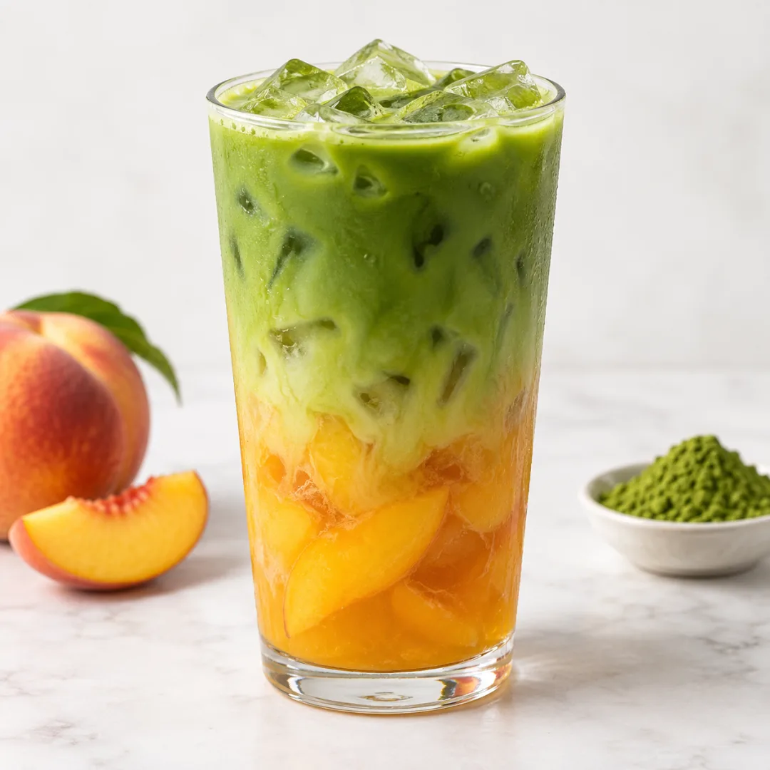 Peach Matcha